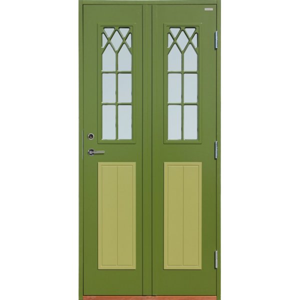 Ytterd�rr Garden med glas