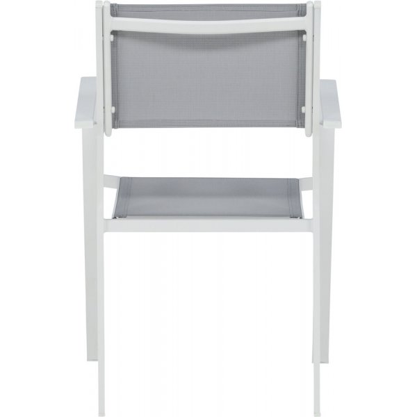Chania Gartenstuhl - Grau/Weiß Chania Gartenstuhl - Grau/Weiß