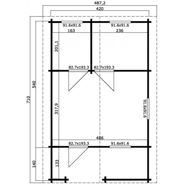 Fritidshus Marcelo B - 28,5 m² Fritidshus Marcelo B - 28,5 m²