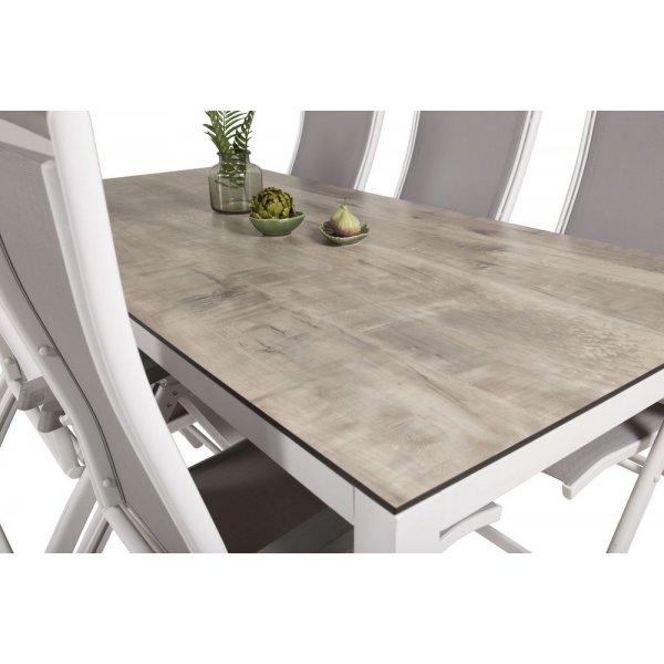 Tottarp matbord – Vit/brun Tottarp matbord – Vit/brun