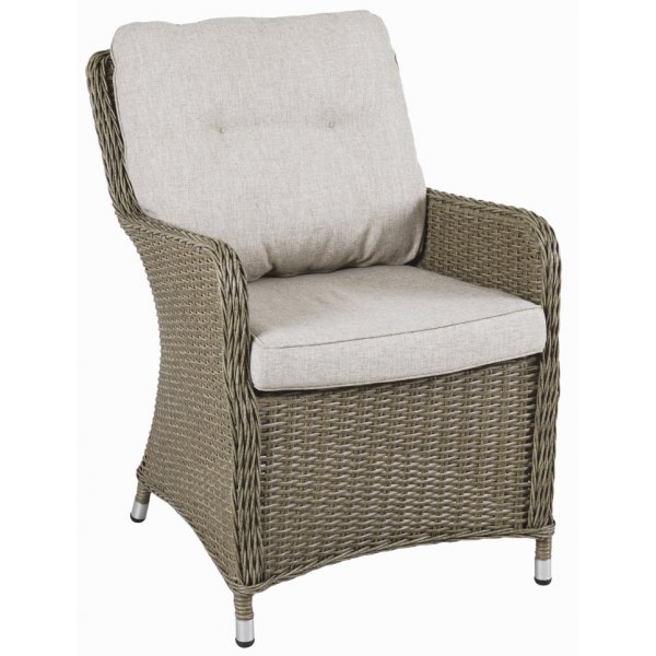 Gartengruppe - Florida | Ø150 cm - Naturfarbenes Rattan + Reinigungsspray für Gartenmöbel Gartengruppe - Florida | Ø150 cm - Naturfarbenes Rattan + Reinigungsspray für Gartenmöbel