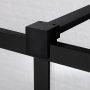 Duschv�gg 180x200cm | Svart spr�js | Stilren design