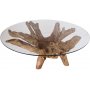 Amazonas Soffbord 110 x 110 cm - Teak/glas