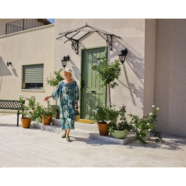 Canopia Lily French Entrtak 1,2 x 1,8 - Svart/klarglas