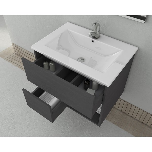 Badrumsmbler Sorrento - Grafitfrgat set