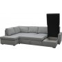 U soffa b�ddsoffa gr� - T�rn�