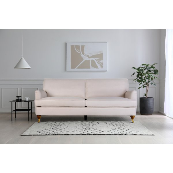 Howard Watford Deluxe 3-sits soffa 210 cm - beige Howard Watford Deluxe 3-sits soffa 210 cm - beige