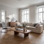 Manchestersoffa 320 cm Beige