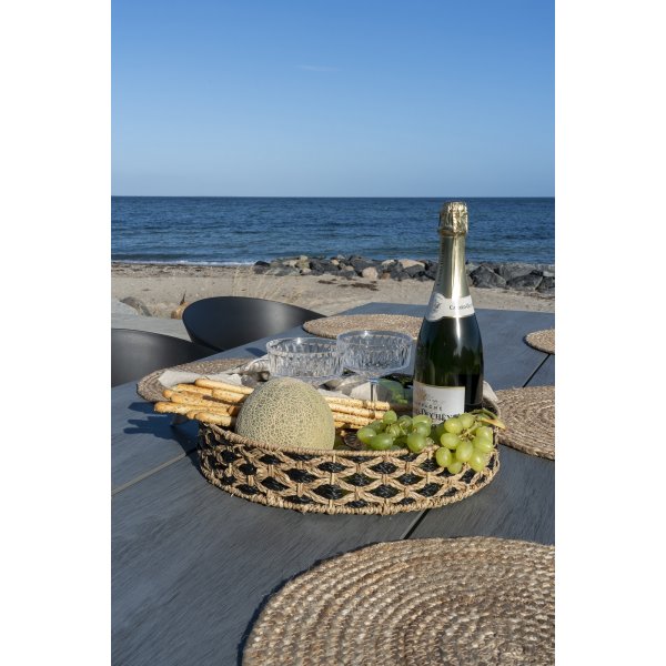 Nerja bricka - Svart/beige