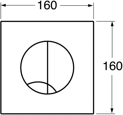 GBG V�ggtrycke Triomont XS duo vit - 7393586