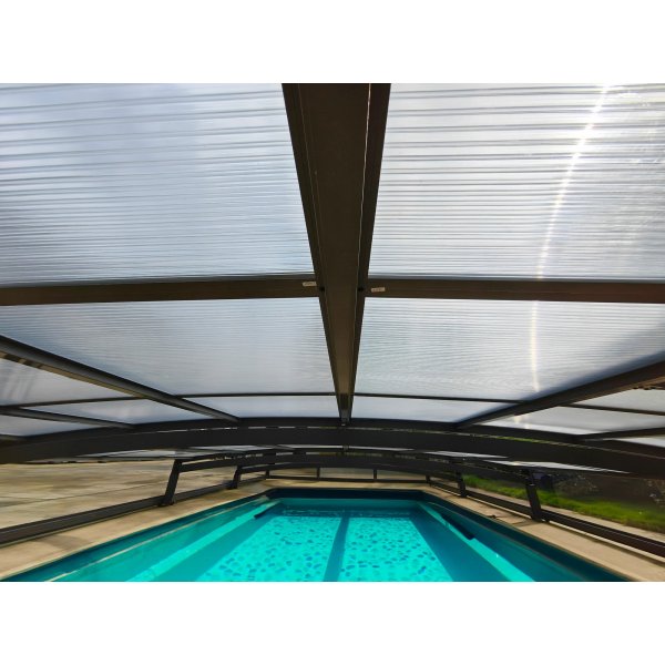 Dach zum Pool - 4x8 m Dach zum Pool - 4x8 m