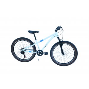 Mountainbike 26 tum st�lram 7 v�xlar ljusbl�