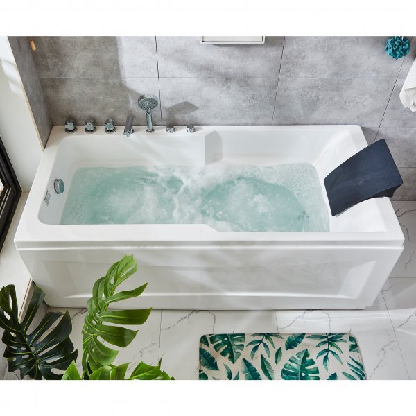Bubbelbadkar 170x80cm | Isolerande högkvalitetsakryl | BK-001 Vänster Bubbelbadkar 170x80cm | Isolerande högkvalitetsakryl | BK-001 Vänster
