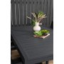 Holma Matgrupp (160x100) - Svart - 4 Stolar