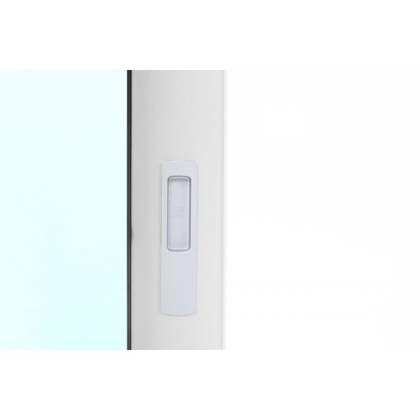 4-teiliger Fassadenabschnitt in Aluminium mit Schiebetüren - 3-Glas 4-teiliger Fassadenabschnitt in Aluminium mit Schiebetüren - 3-Glas