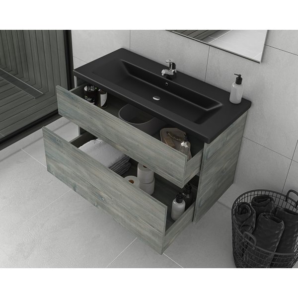 Mbelpakke Instinct 80 - Smoked Oak med spejl