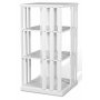 Bokkarusell / Boksnurra vit - Roterbar 360� - h�jd 100 cm