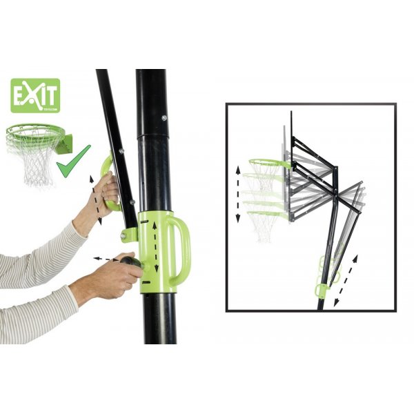 Basketställning Galaxy dunkbar - Flyttbar Basketställning Galaxy dunkbar - Flyttbar