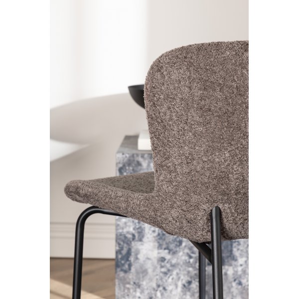 Modesto matstol - Brun boucle