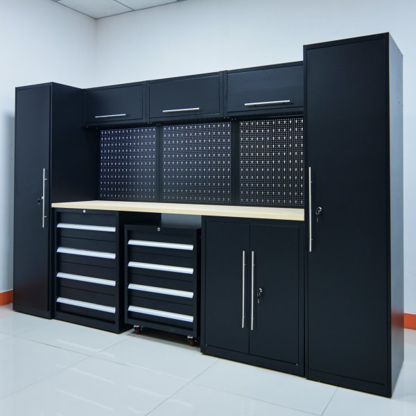 Komplett garageinredning | Svart Komplett garageinredning | Svart