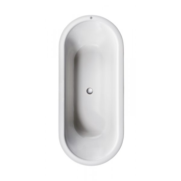 Gustavsberg 6316 frontlst badekar med fdder, Perfect White
