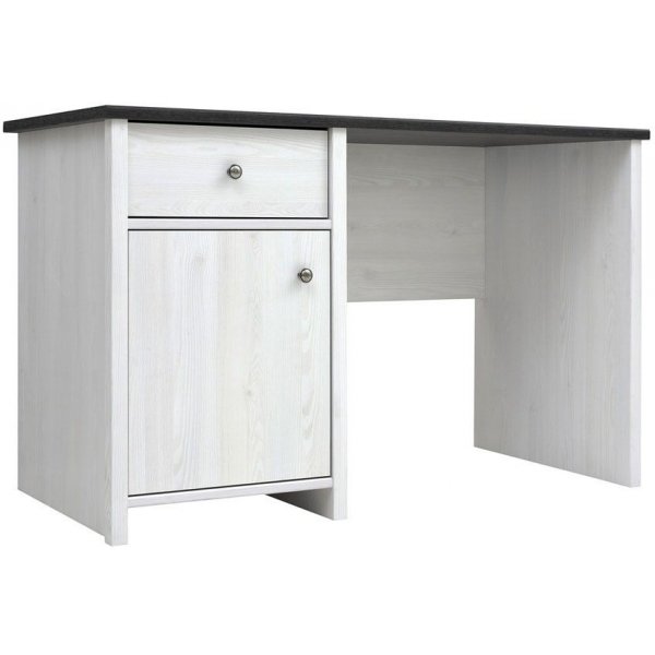 Salvador skrivbord 120 cm - Vit/svart