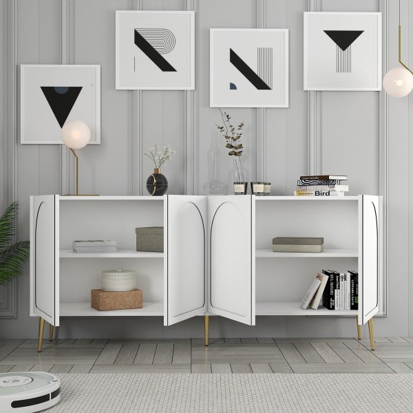Lyon sk�nk - Vit/guld