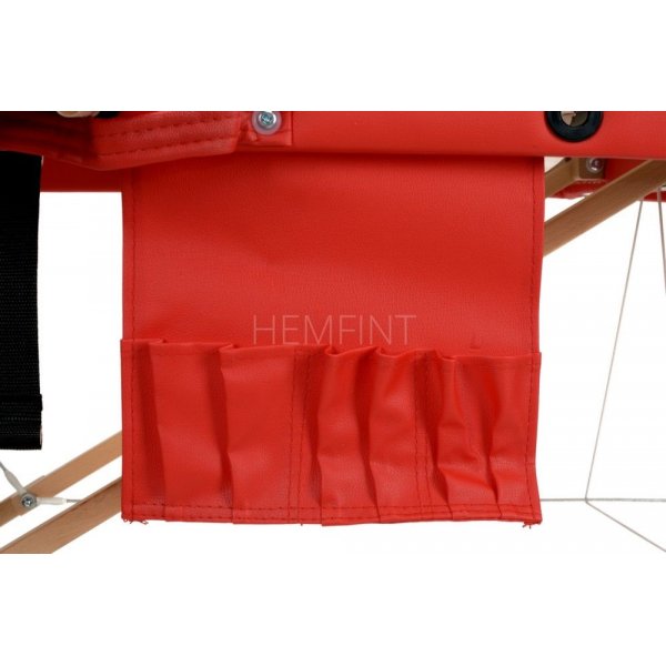 Massagebänk med träben - 2 zoner - Enfärgad Massagebänk med träben - 2 zoner - Enfärgad