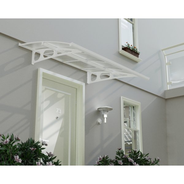 Canopia Bordeaux Entrtak 1,4 x 2,2 - Vit/opalglas
