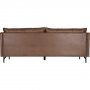 Vintage soffa 3-sits brun 223 cm