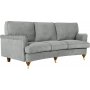1 Howard 3-sits soffa 225 cm - grå