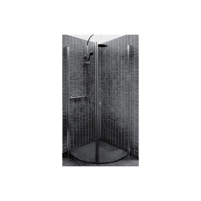 Alterna Picto 900 duschhörn, klarglas, blanka aluminiumprofiler
