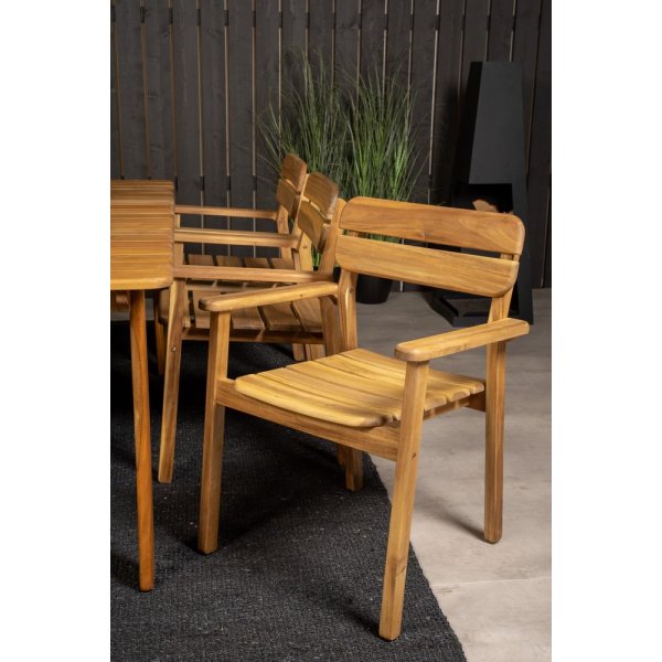 Malmby Matgrupp (180x90) - Natur - 6 Stolar Malmby Matgrupp (180x90) - Natur - 6 Stolar