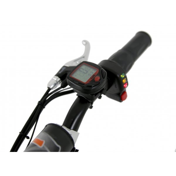 Elscooter 1000W med sadel - 38 km/tim hopf�llbar elsparkcykel