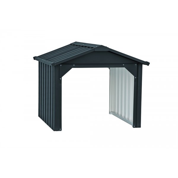 Garage / Skydd till robotgr�sklippare - �ppen bak