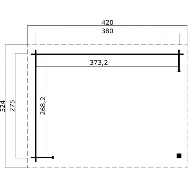 Pavillon Billy A - 11,8 m² Pavillon Billy A - 11,8 m²