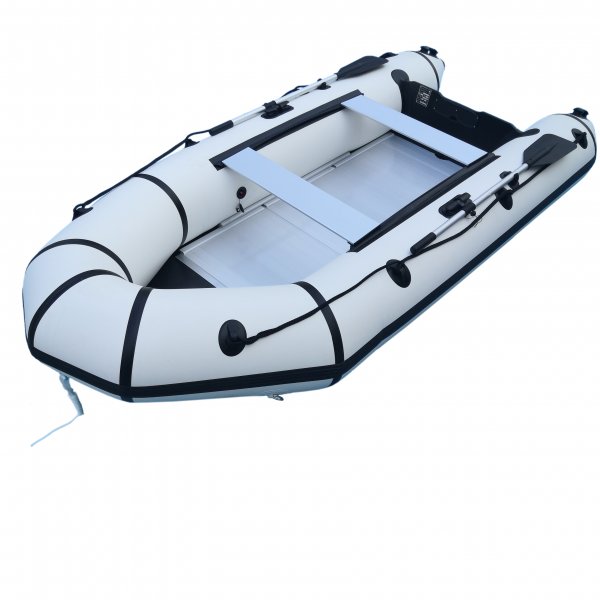 Gummibåt 330 cm - Svart och Vit Gummibåt 330 cm - Svart och Vit