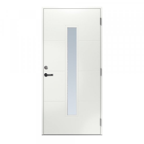 Ytterdörr John - med glas + Karmhylsor Ytterdörr John - med glas + Karmhylsor