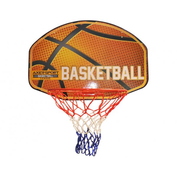 Basketkorg med planka