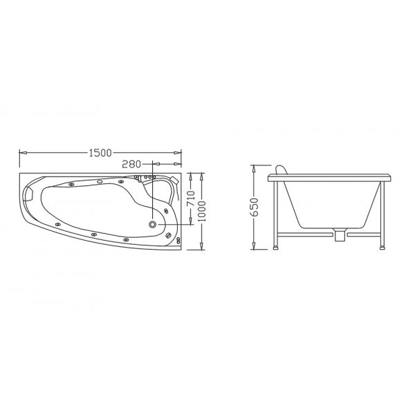 Massagebadkar Aurelius