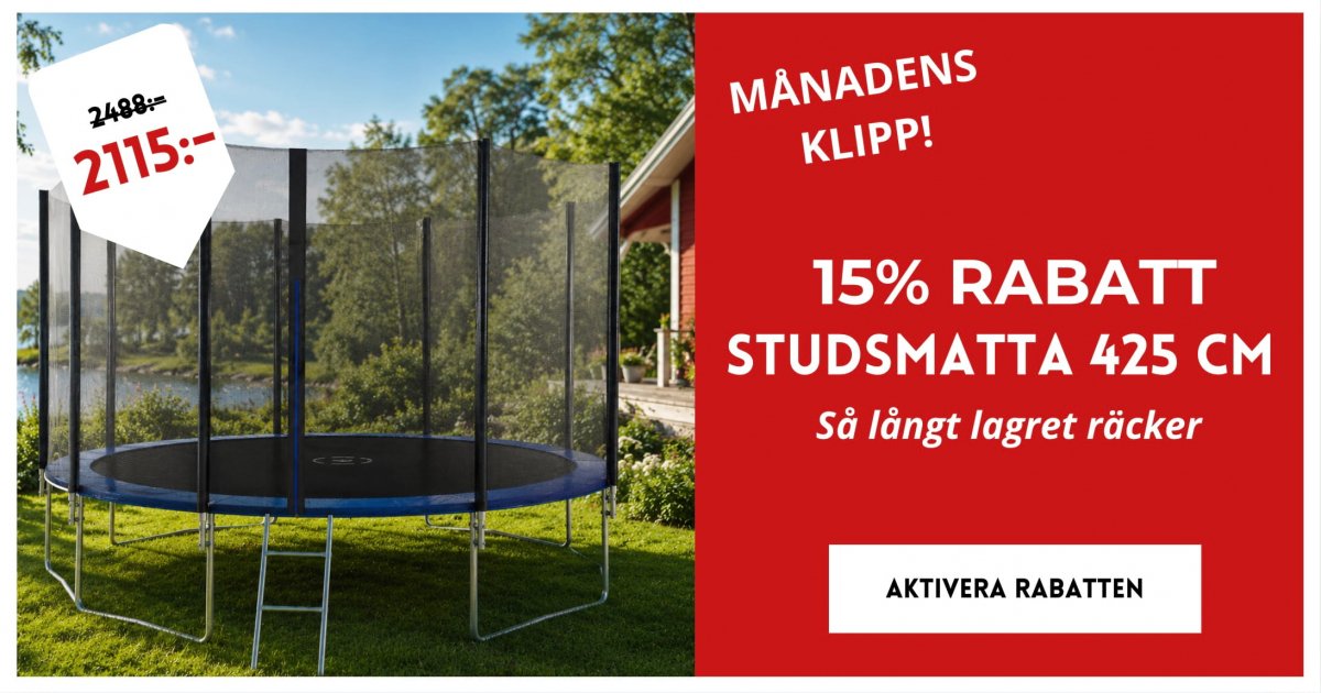 Studsmatta 15%