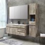 Badrumsmbler Barcelona 120 cm - Betongimitation