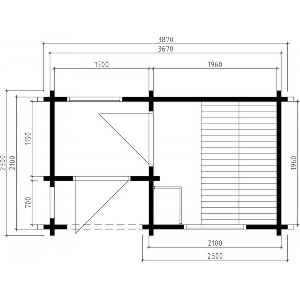 Bastu Helmi - 9 m² Bastu Helmi - 9 m²