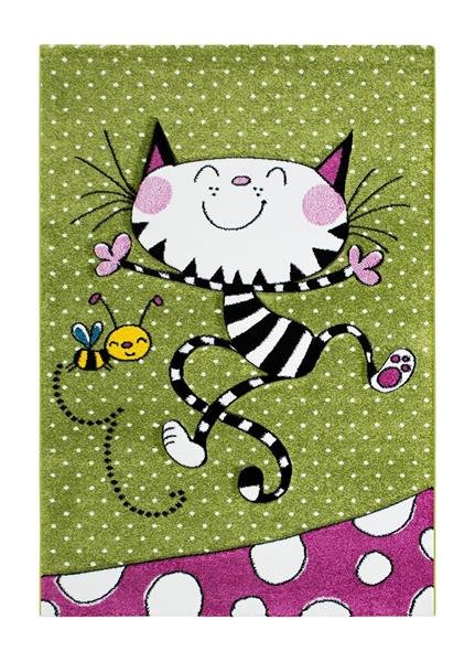 Barnmatta Holly - Kitty gr�n - 120x170 cm