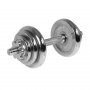 Hantelset - Kromade vikter & hantel - 20 kg