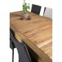 Prssebo Matgrupp (200x90) - Svart/Natur - 6 Stolar