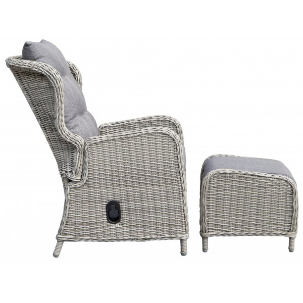 Haymond Gartenmöbel-Set - Synthetisches Rattan | Grau + Reinigungsspray für Gartenmöbel Haymond Gartenmöbel-Set - Synthetisches Rattan | Grau + Reinigungsspray für Gartenmöbel