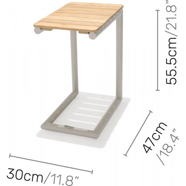 Portals loungegrupp 4 - Vit/teak