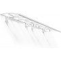 Canopia Bordeaux Clear Entrance katos 1,4 x 4,5 - Valkoinen/kirkas lasi