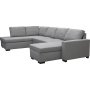 Soffa 309 cm ljusgr� - Solna
